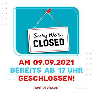 Am 09.09.2021 bereits ab 17 Uhr geschlossen - 