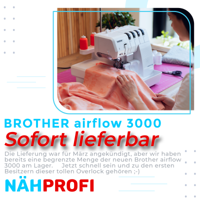 BROTHER airflow 3000 sofort lieferbar - BROTHER airflow 3000 sofort lieferbar