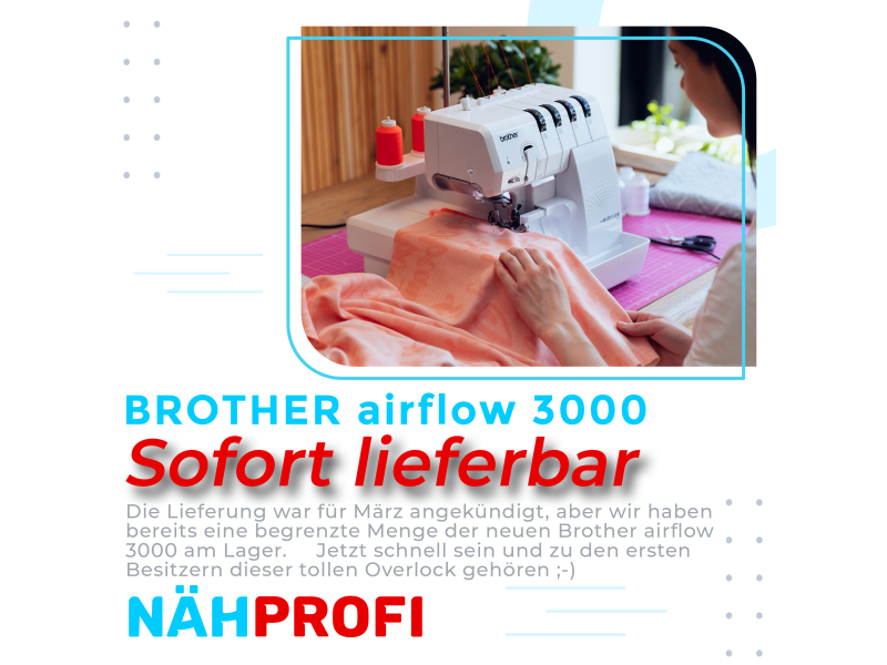 BROTHER airflow 3000 sofort lieferbar - BROTHER airflow 3000 sofort lieferbar
