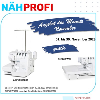 Angebot des Monats November 2023 - Angebot des Monats beim Nähprofi