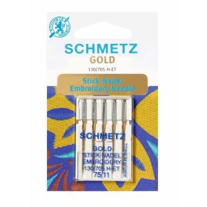 Nadel 130/705H-ET Gold-Stick St.75 5er Schmetz