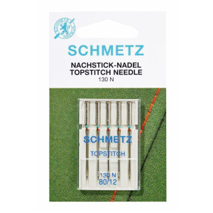 Schmetz Topstitch Nachsticknadel 130 N St.80-100 5er