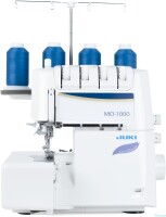 Juki MO-1000: Overlock-Zauber mit Luftdruck-Einfädler