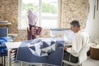 BROTHER CX1 Celeste Quilt & Nähmaschine