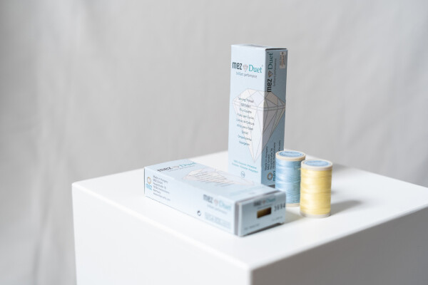 500m Mez Duet - Premiumnähgarn aus Polyester mit hervorragenden Näheigenschaften.
