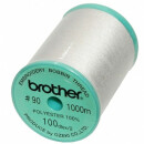 Brother Stickunterfaden No 90 weiß für reine Stickmaschinen 1000 Meter