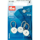 Prym Flexi-Knöpfe mit Schlaufe 15 mm 3er Pack