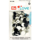 Prym Love Druckknopf Color KST 12,4mm marine/grau/weiß