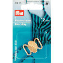 Prym Bikini- und G&uuml;rtelverschluss MET 12 mm goldfarbig